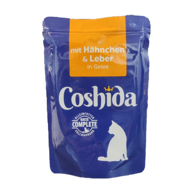 پوچ گربه کوشیدا مدل Chicken & Liver in Jelly وزن 100 گرم