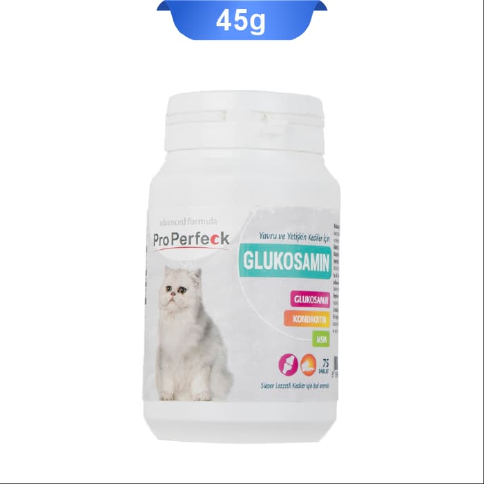 قرص مکمل گلوکزامین گربه پروپرفک 75 عددی ProPerfeck Glukosamin