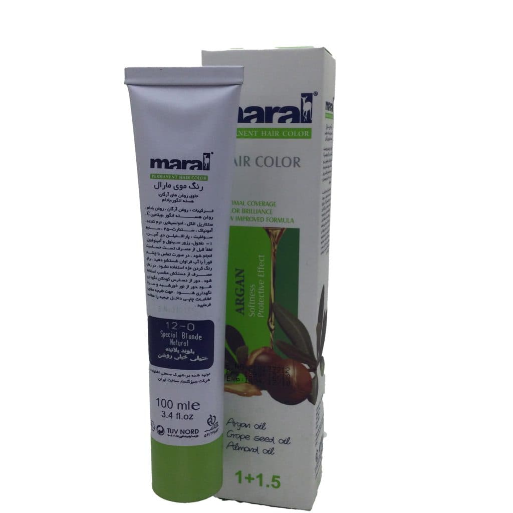 رنگ مو مارال_بلوند پلاتینه خیلی خیلی روشن12-0