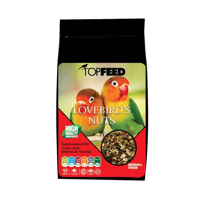 خوراک آجیلی طوطی سانان تاپ فید مدل طوطی برزیلی وزن 750 گرم