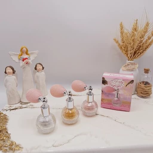 شیمر صورت و‌ بدن ادکلنی پمپی (بسته 12 عددی)