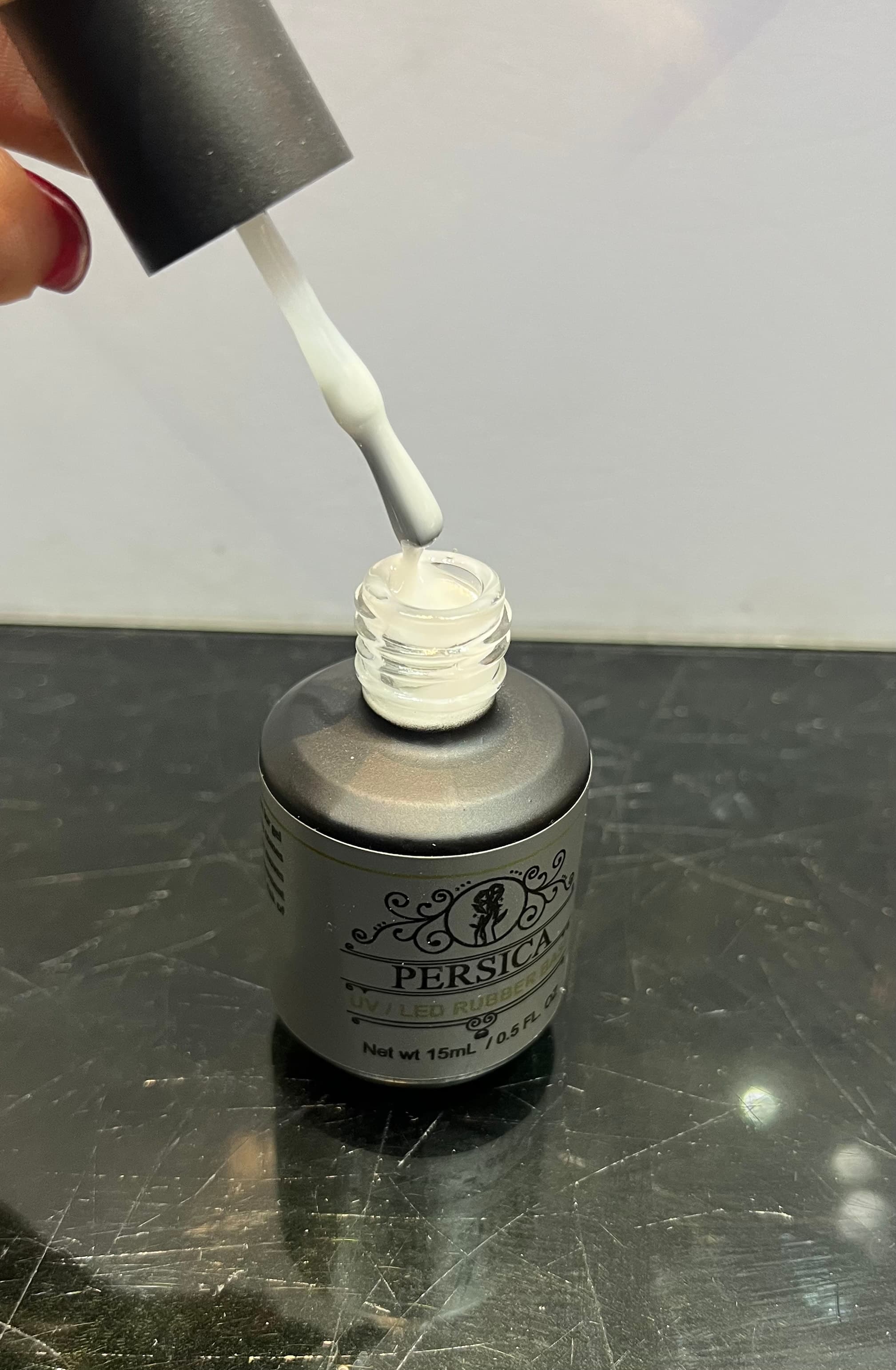 رابر بیس ناخن لمینت 15 میل پرسیکا PERSICA رنگ صورتی