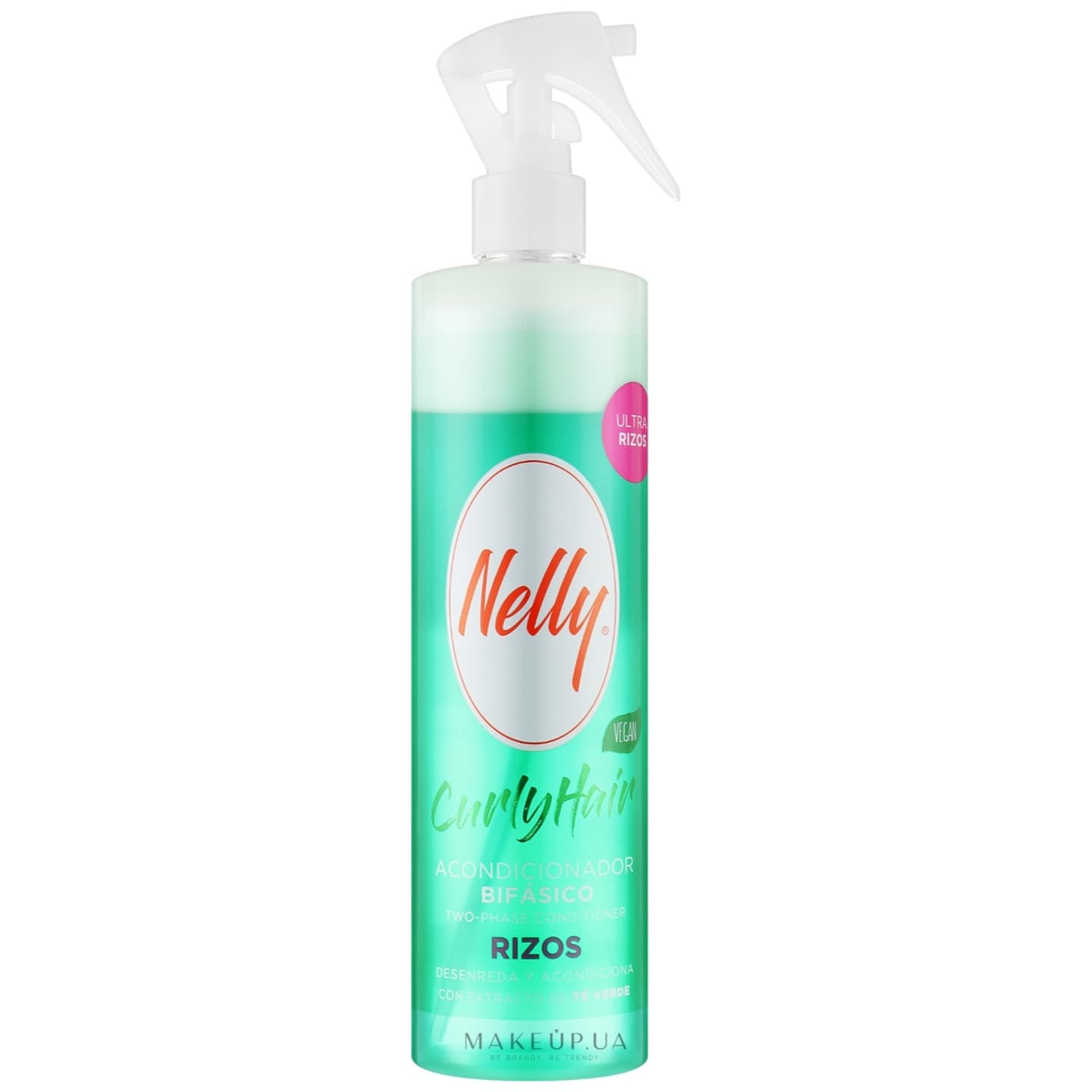 اسپری دوفاز سبز نلی ( موهای فر ) Nelly Ul Tra Rizos Bifasico
