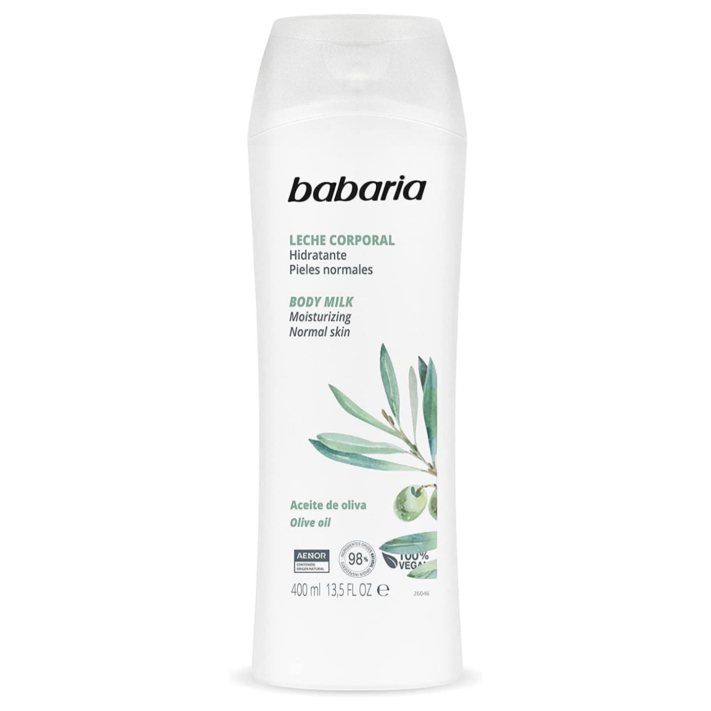 شیر و لوسیون بدن حاوی روغن زیتون پوست نرمال باباریا BABARIA