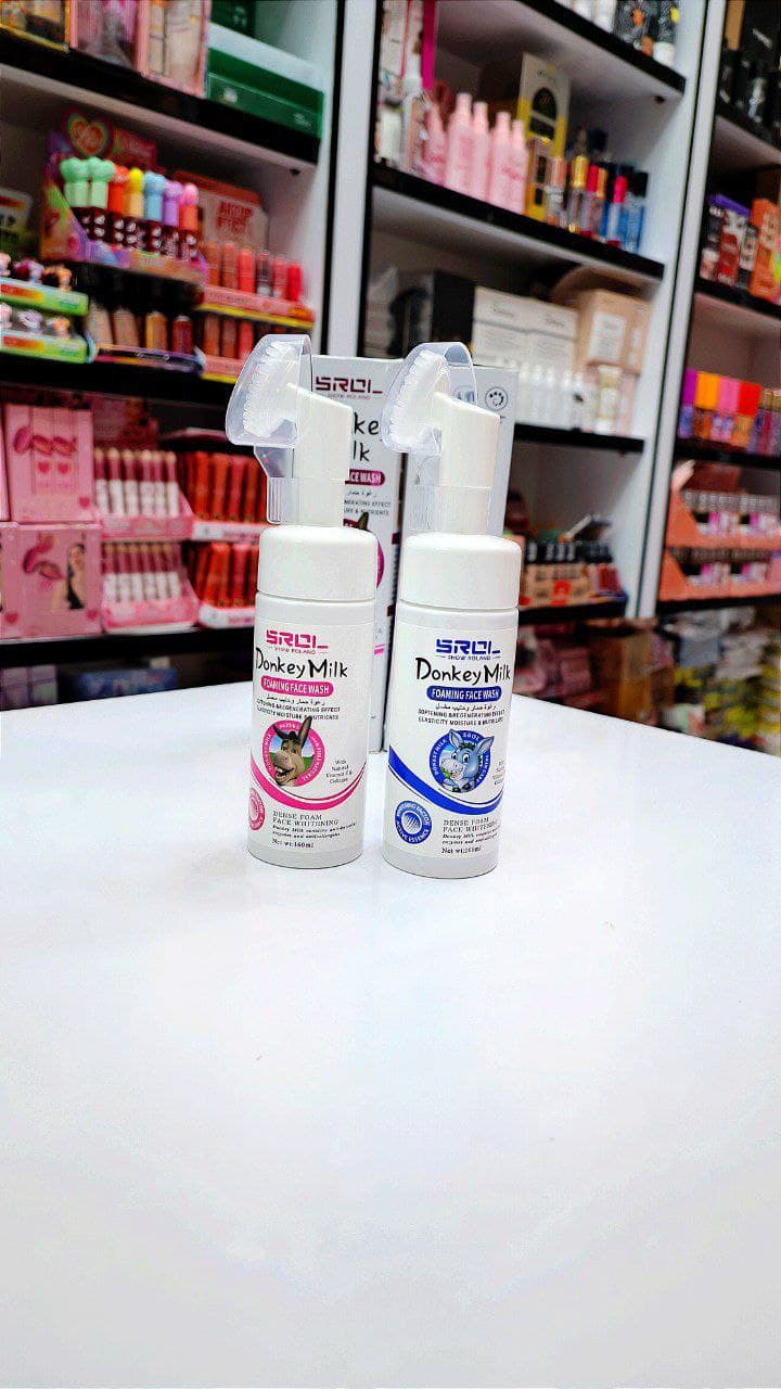 فوم شستشو و سفید کننده براشدار شیر الاغ (بسته 12 عددی)