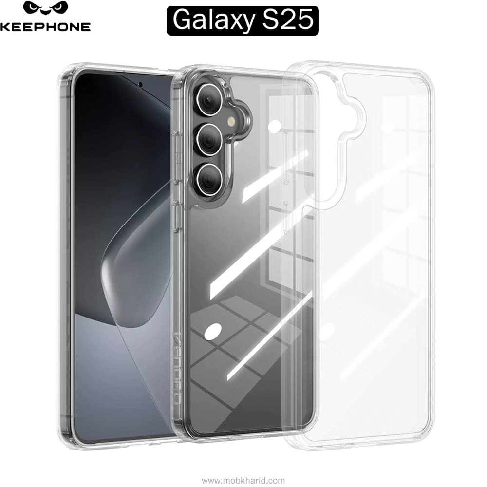 قاب محافظ Keephone Hybrid Clear Case | Samsung Galaxy S25