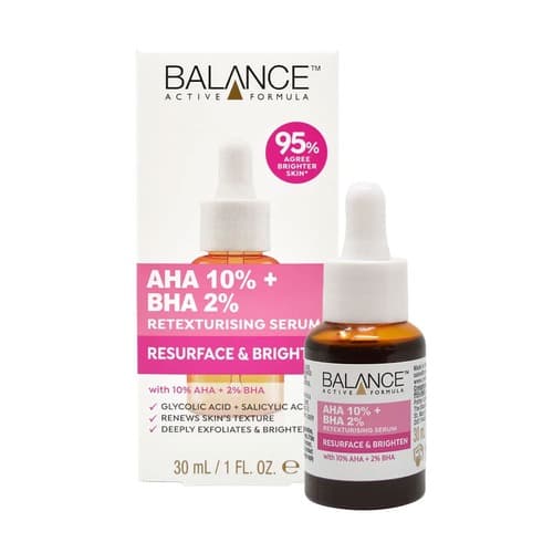 سرم پیلینگ و لایه بردار AHA10% و BHA2% بالانس حجم 30 میل