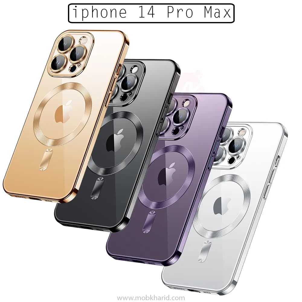 قاب محافظ Electroplated Clear MagSafe Cover | iphone 14 Pro Max