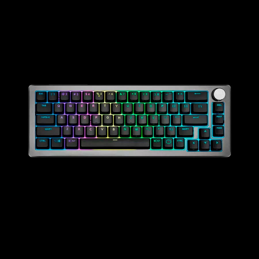 کیبورد گیمینگ بی سیم کولر مستر CK721 Blue Switch Black