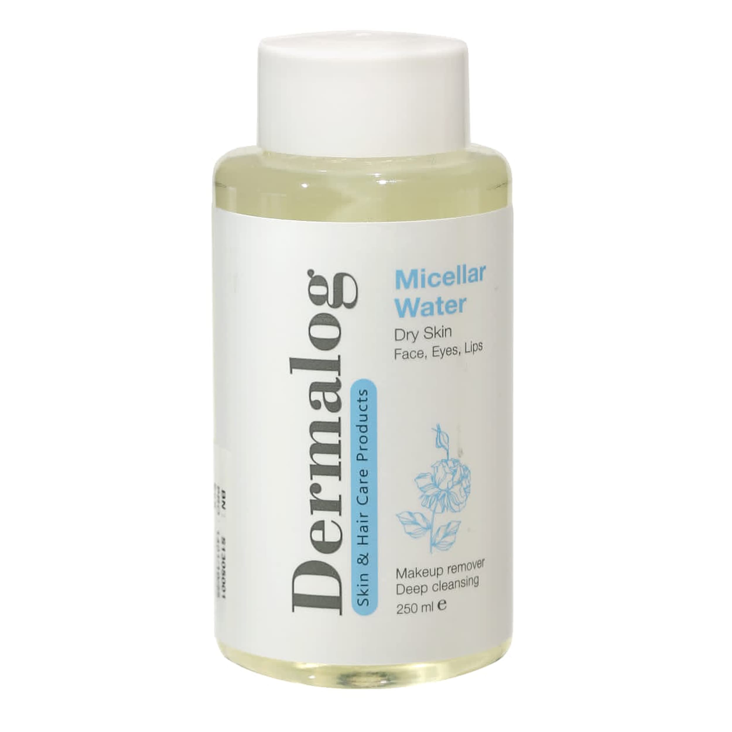 میسلار واتر صورت پوست خشک درمالوگ حجم 250 میلی لیتر