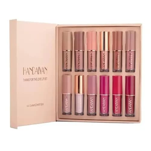 پک رژلب مایع 12 عددی هندیان