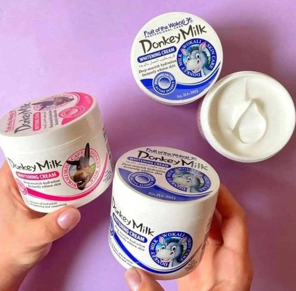 کرم سفید کننده شیر الاغ