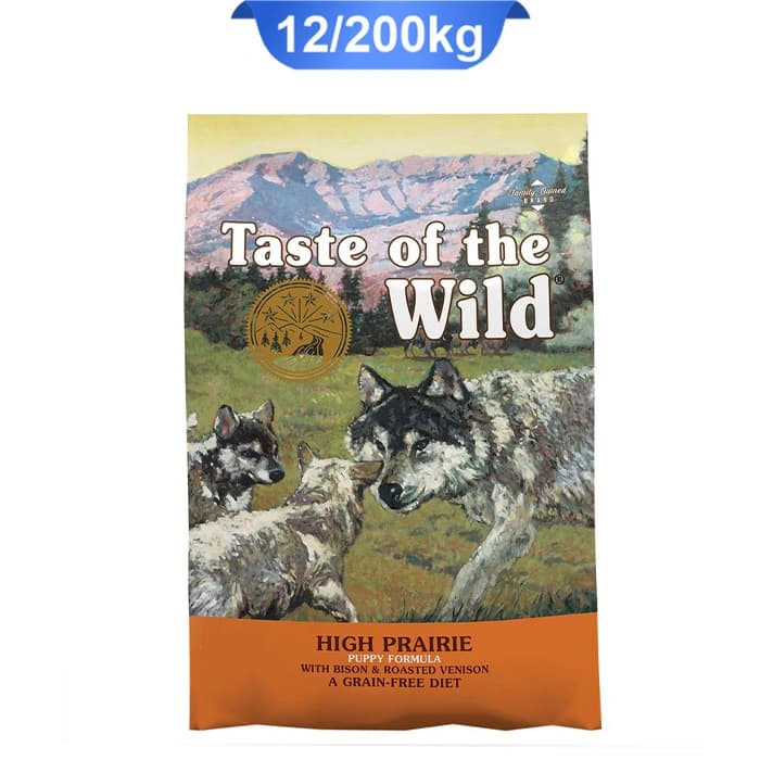 غذا خشک توله سگ تیست آف د وایلد طعم گوشت شکار گاومیش وزن 12.2 کیلوگرم Taste of the Wild HP Puppy