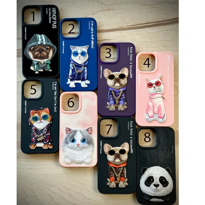 قاب گوشی آیفون نیمی Nimmy مدل طرح برجسته