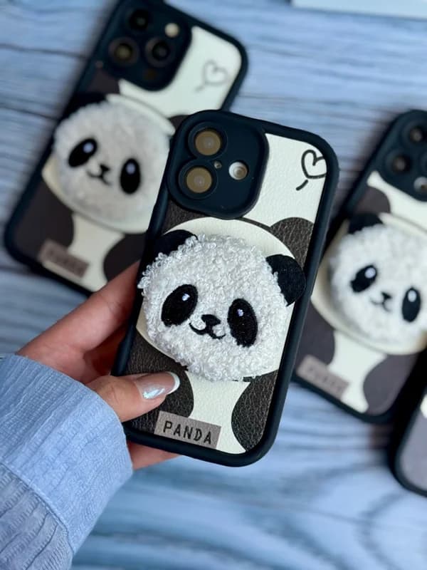 قاب گوشی آیفون پاندا عروسکی