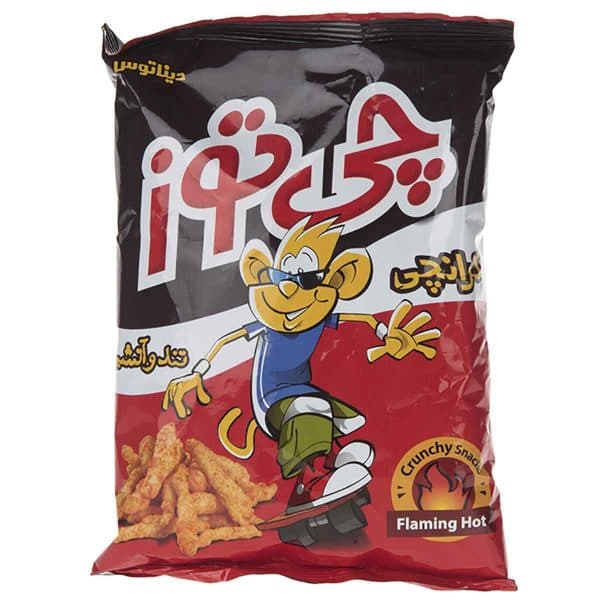 اسنک کرانچی تند و آتشین چی توز 90 گرم