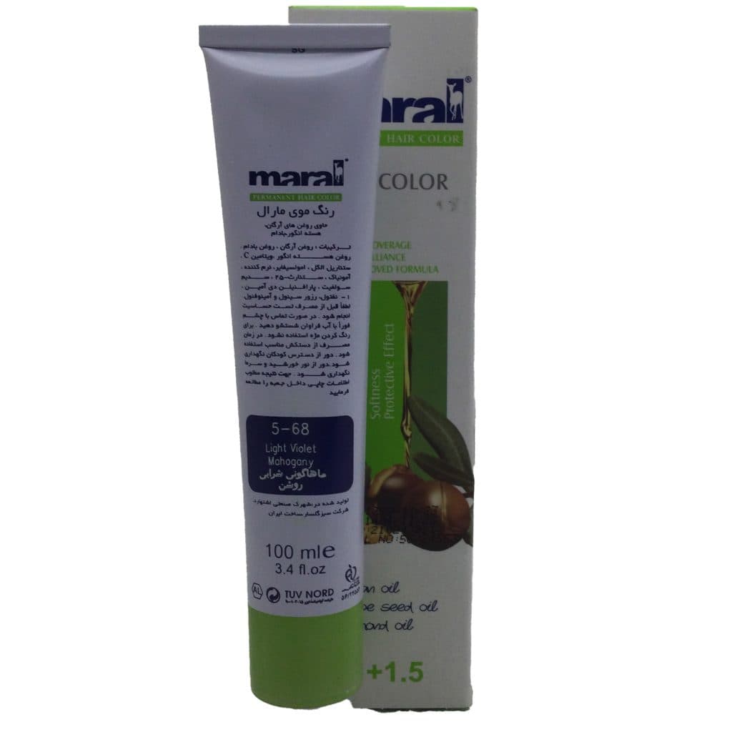 رنگ مو مارال_ماهاگونی شرابی روشن5-68