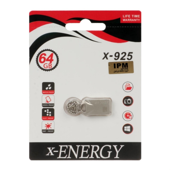 فلش مموری ایکس-انرژی مدل X-925 USB2.0 ظرفیت 64 گیگابایت