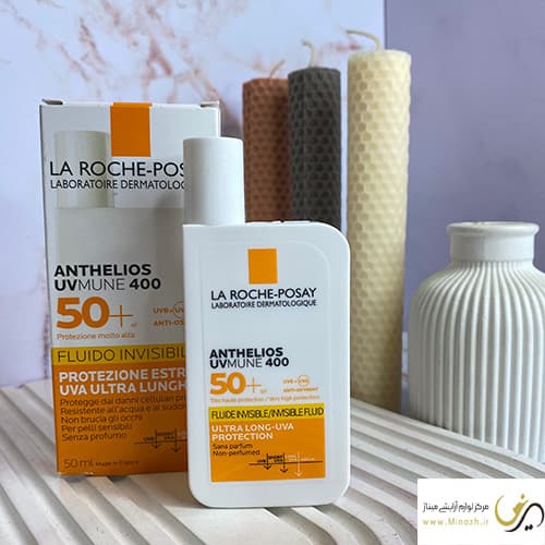 کرم ضد افتاب بی رنگ اصل لاروش پوزای مدل Anthelios UVMune 400