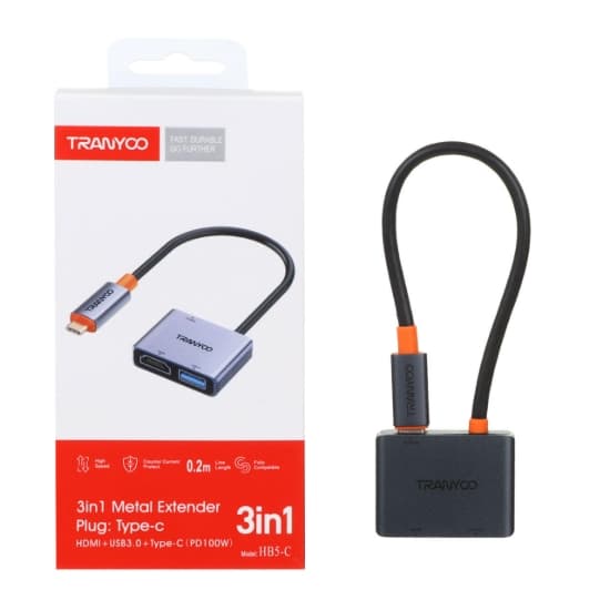 هاب 3 پورت Type-C ترانیو مدل HB5-C
