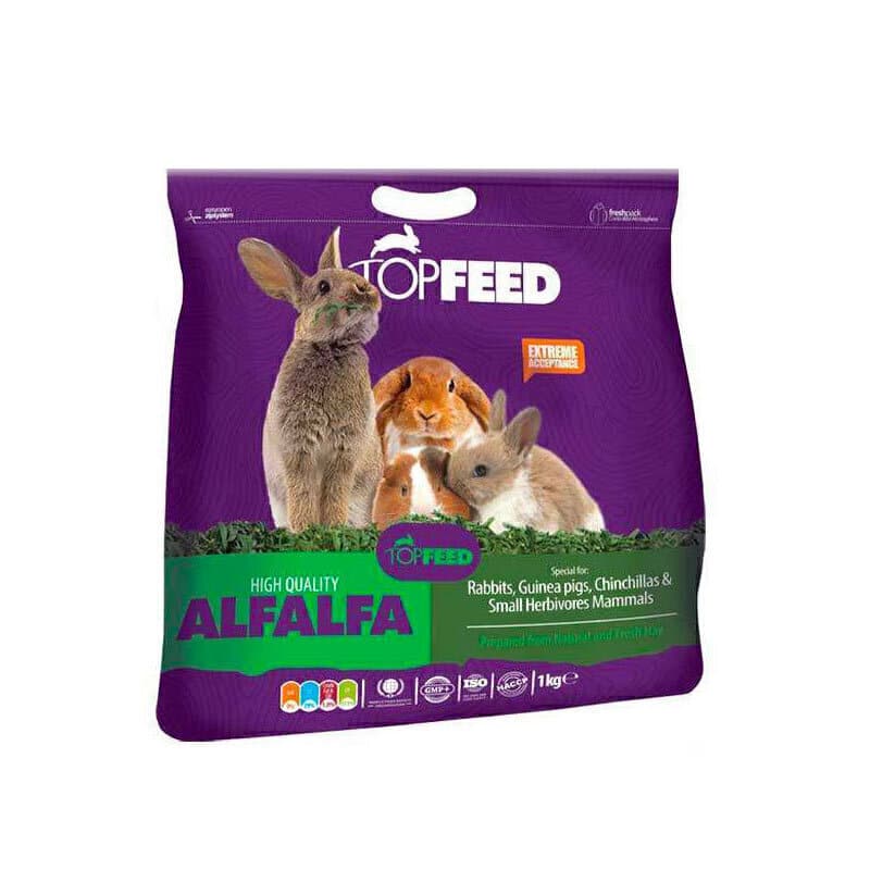 یونجه ساده جوندگان تاپ فید وزن 1 کیلوگرم