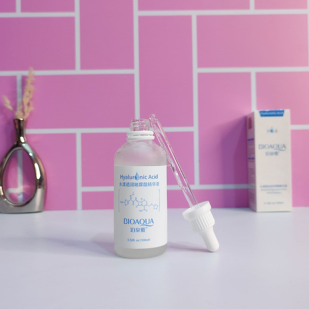 سرم آبرسان هیالورنیک اسید بیوآکوا حجم ۱۰۰ میلی لیتر Bioaqua HA Serum