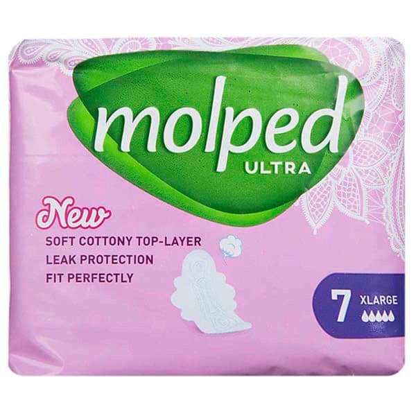 نوار بهداشتی سایز خیلی بزرگ اولترا مولپد 7 عددی کد 3416