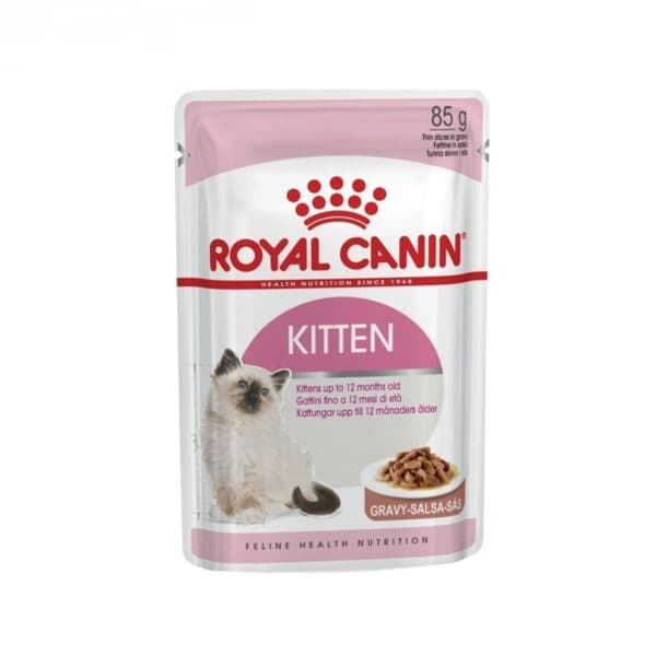 غذای پوچ گربه کیتن رویال کنین (Royal Canin Cat Kitten Wet Pouch) وزن 85 گرم