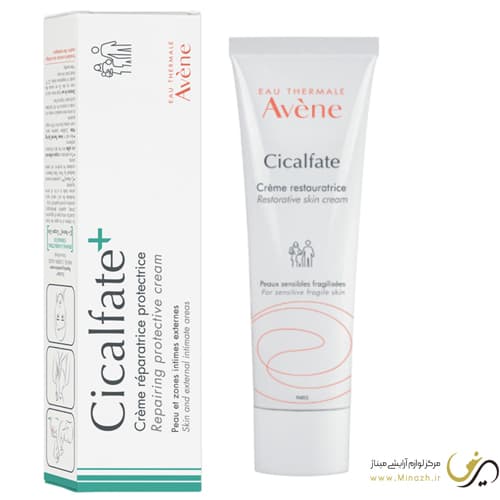 کرم فوری ترمیم کننده پوست سیکالفیت پلاس cicalfate plus avene