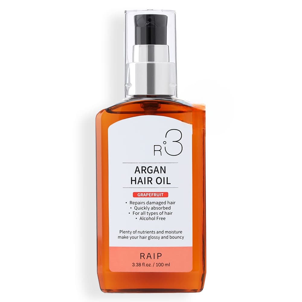 روغن مو آرگان R3 ریپ رایحه گریپ‌فروت | نرم‌کننده و ترمیم‌کننده مو با جذب سریع و تغذیه عمیق