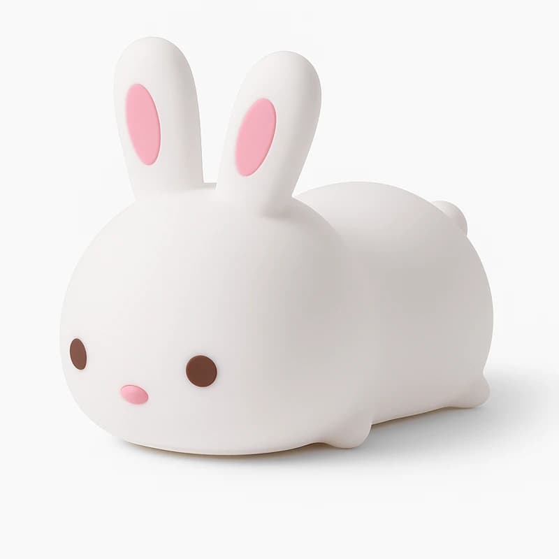 چراغ خواب فانتزی خرگوشی مدل لمسی قابل شارژ