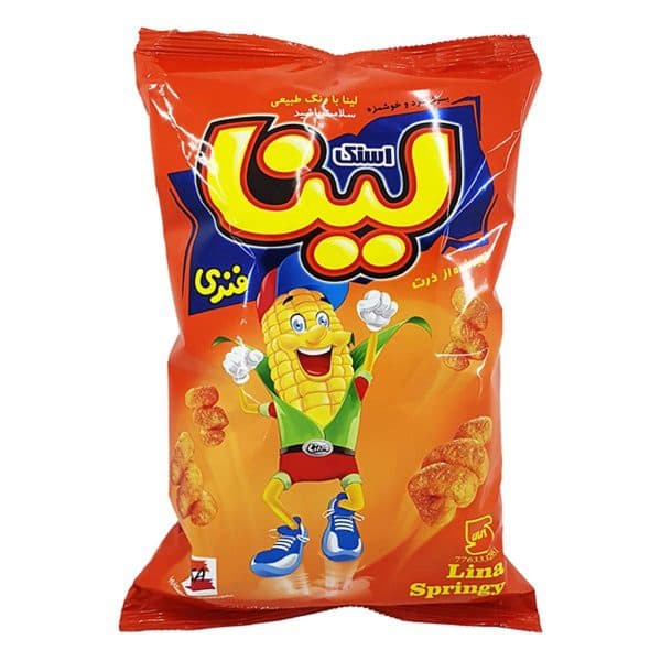 اسنک پنیری فنری لینا 140 گرم