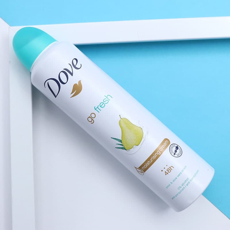 اسپری ضد تعریق داو رایحه گلابی(سفارش هند) حجم 250 میل