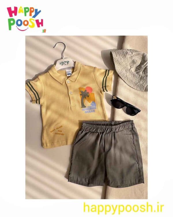 تیشرت شلوارک پسرانه برند iggy