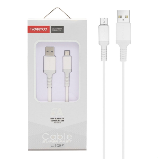 کابل تبدیل USB به MicroUsb ترانیو مدل T-X19V