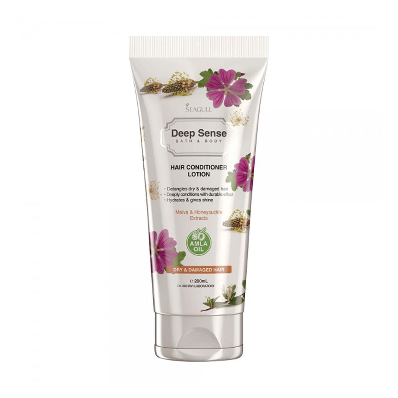 لوسیون نرم کننده دیپ سنس مناسب موهای خشک و آسیب دیده حجم 200میلی لیتر