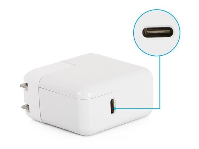 شارژر دیواری تایپ سی اصلی 61 وات اپل Apple 61W Type-C Power Adapter