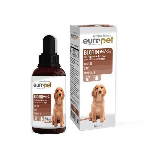 قطره بیوتین سگ یوروپت حجم 50 میلی لیتر