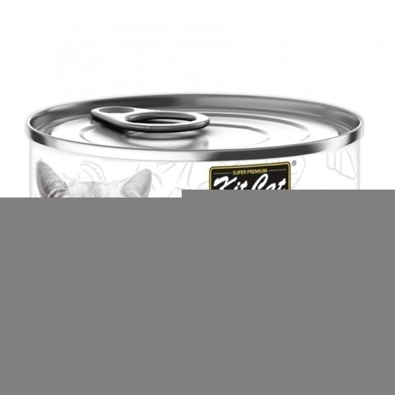 کنسرو غذای گربه کیت کت با طعم موس تن ماهی و رویه مرغ وزن 80 گرم