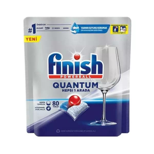قرص ماشین ظرفشویی فینیش کوانتوم 80 عددی