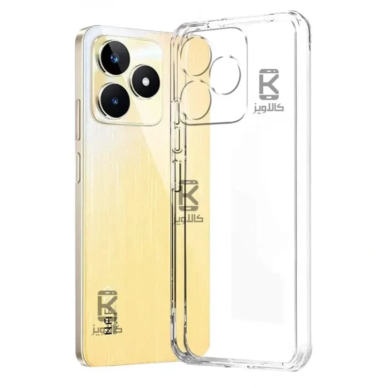 کاور ژله ای شفاف محافظ لنز دار ریلمی C51