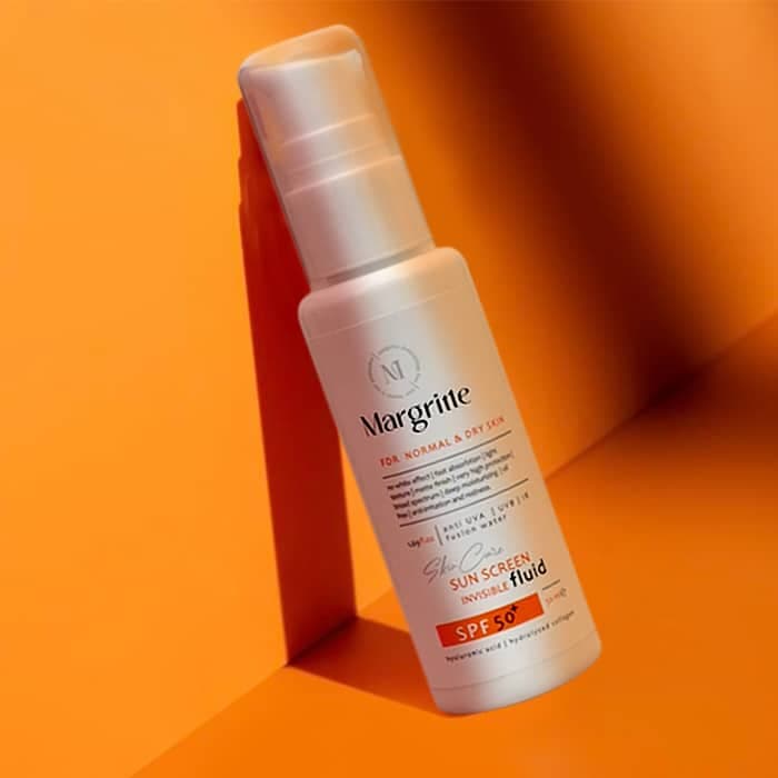 فلوئید ضد آفتاب ساده پوست نرمال تا خشک مارگریت
