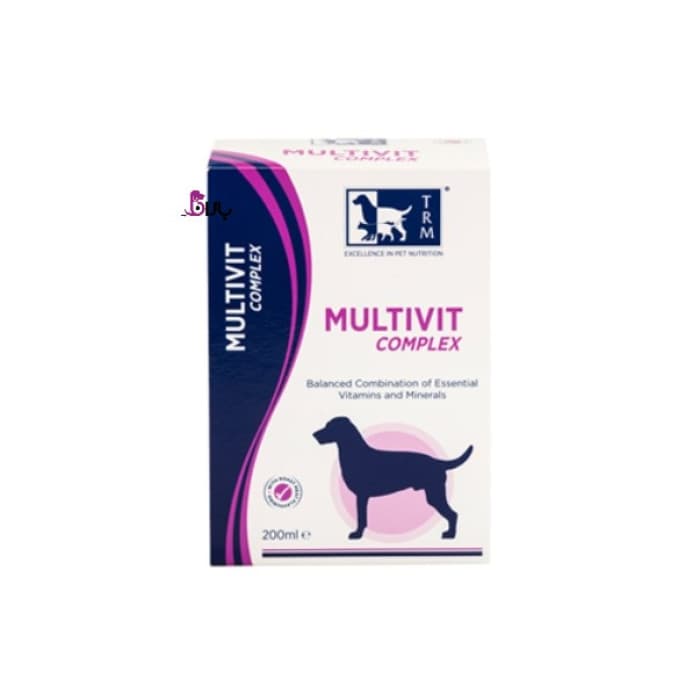 شربت مکمل مولتی ویتامین سگ تی آر ام (TRM Multivit Complex Vitamins and minerals) حجم 200 میلی لیتر