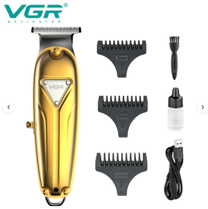 ماشین اصلاح موی سر و صورت و بدن وی جی ار مدل V-056 رنگ رندوم