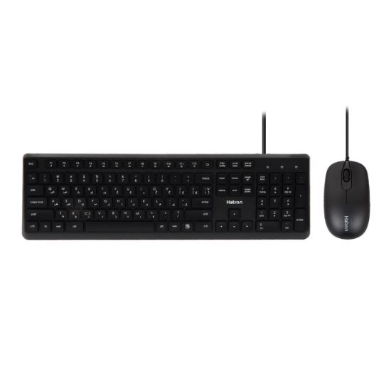 کیبورد و ماوس با سیم هترون مدل HKC215