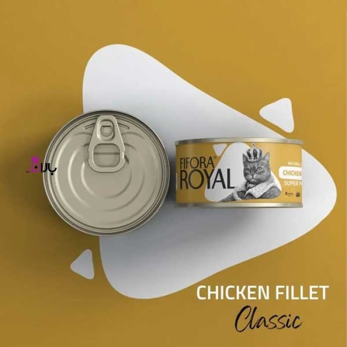 کنسرو گربه فیفورا فیله مرغ طبیعی (120 گرم)