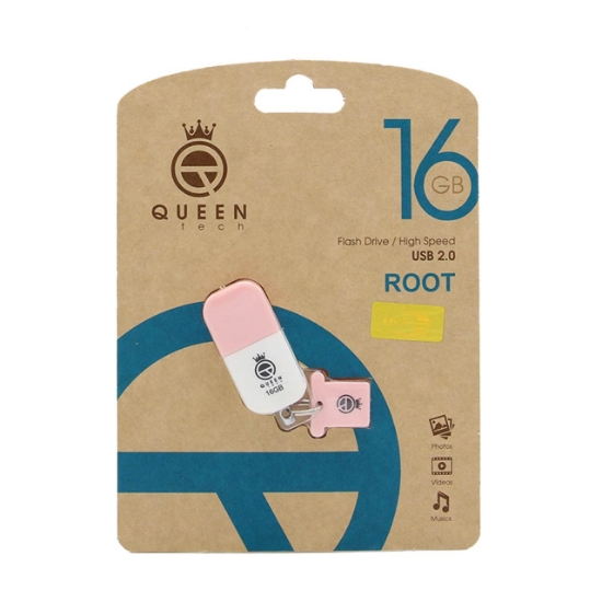 فلش مموری کوئین تک مدل Root USB2.0 ظرفیت 16 گیگابایت