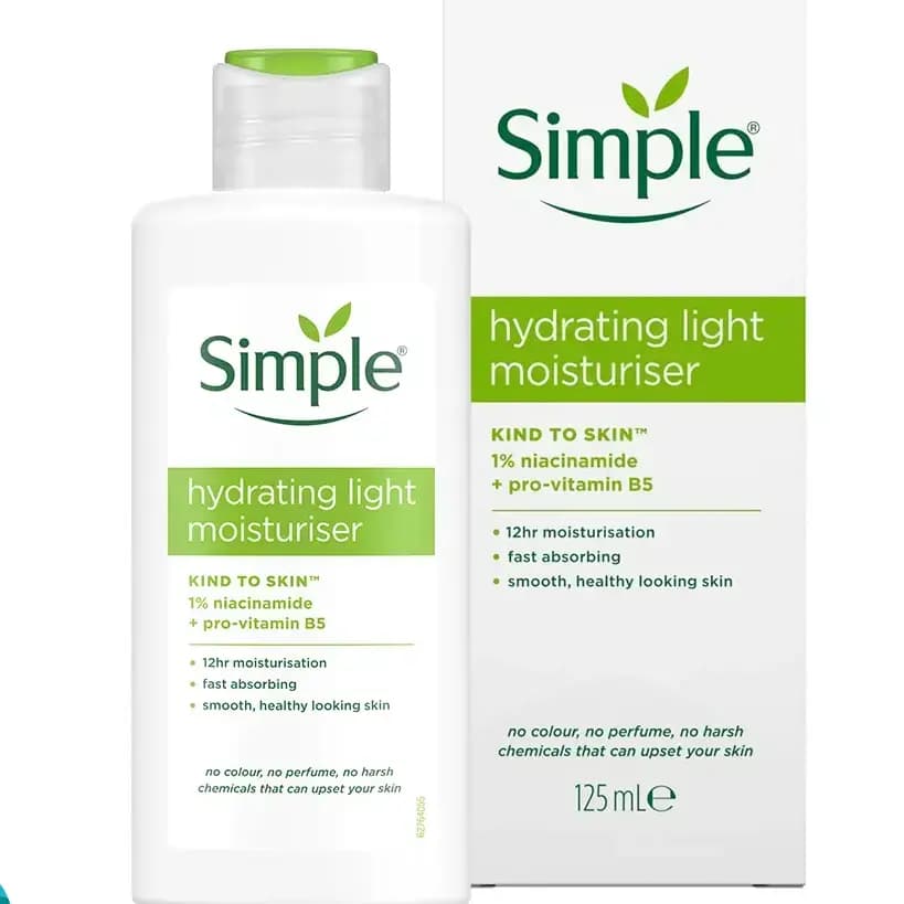 مرطوب کننده و آبرسان ۱۲ ساعته سیمپل مدل لایت