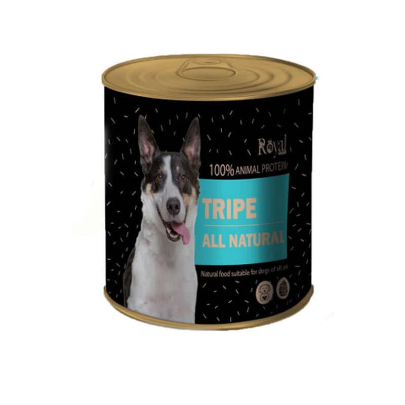 کنسرو پته مخصوص سگ رویال کوکو با طعم سیرابی وزن 800 گرم