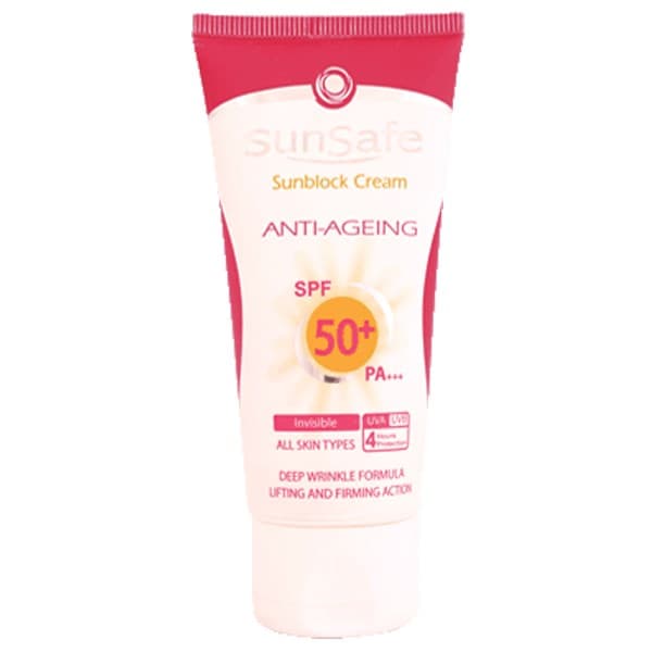 کرم ضد آفتاب و ضد چروک SunSafe SPF50